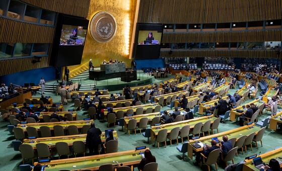 Заседание Генеральной Ассамблеей ООН, приуроченное к Международному дню памяти жертв рабства и трансатлантической работорговли.